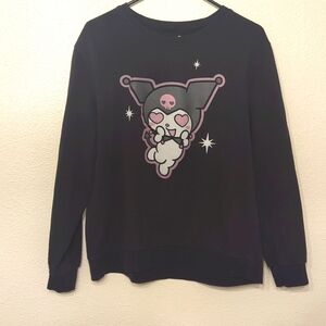 Sanrio Kuromi Long Sleeve Sweatshirt Double-Sided  Womens Size S
